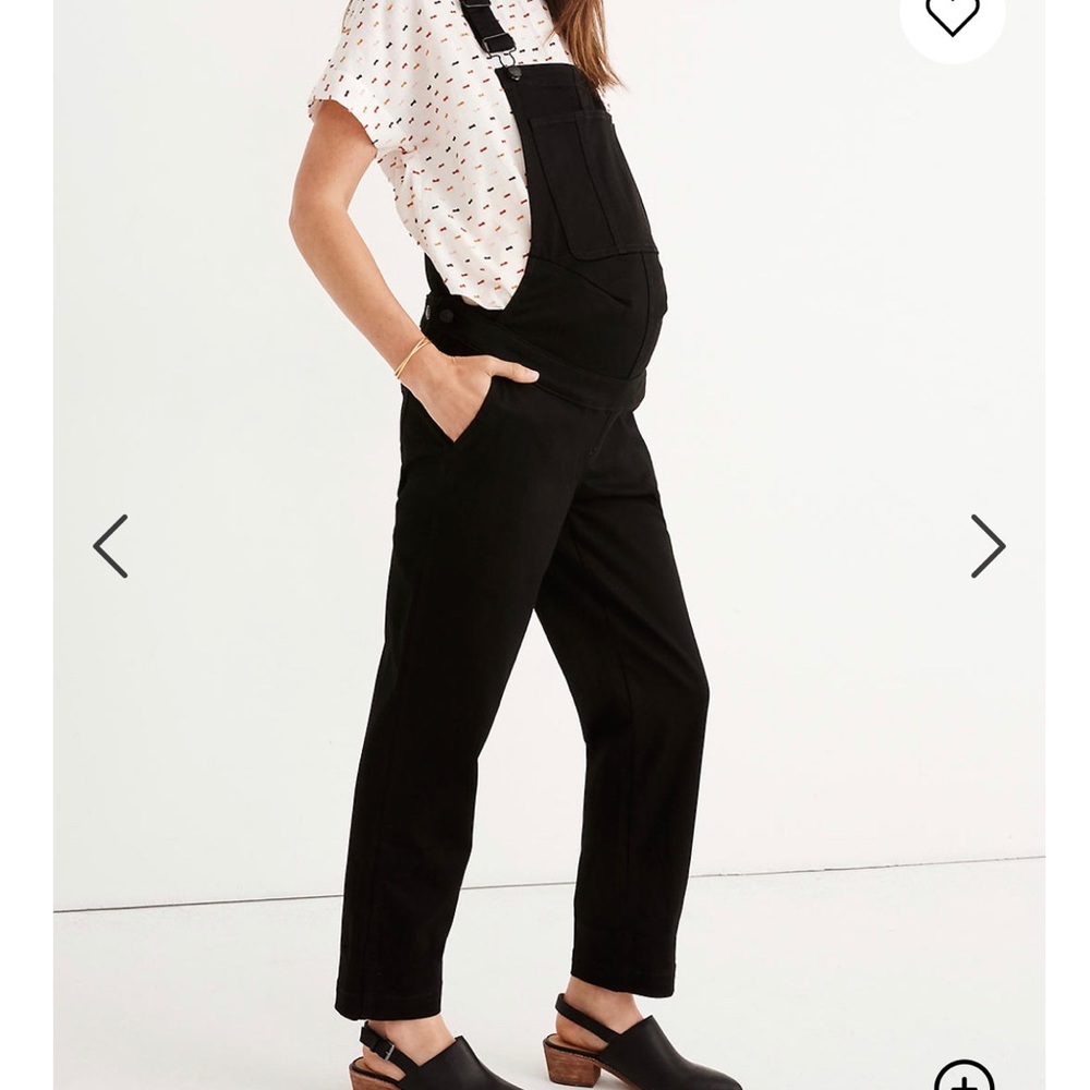 Madewell Maternity Straight-Leg Overalls